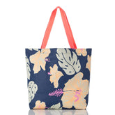 Papeʻete by Samudra Reversible Tote in Neon Moon on Navy