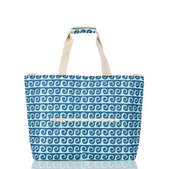 Party Wave Cooler Tote in Splash