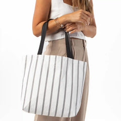Day Palms Reversible Tote in Rose Gold